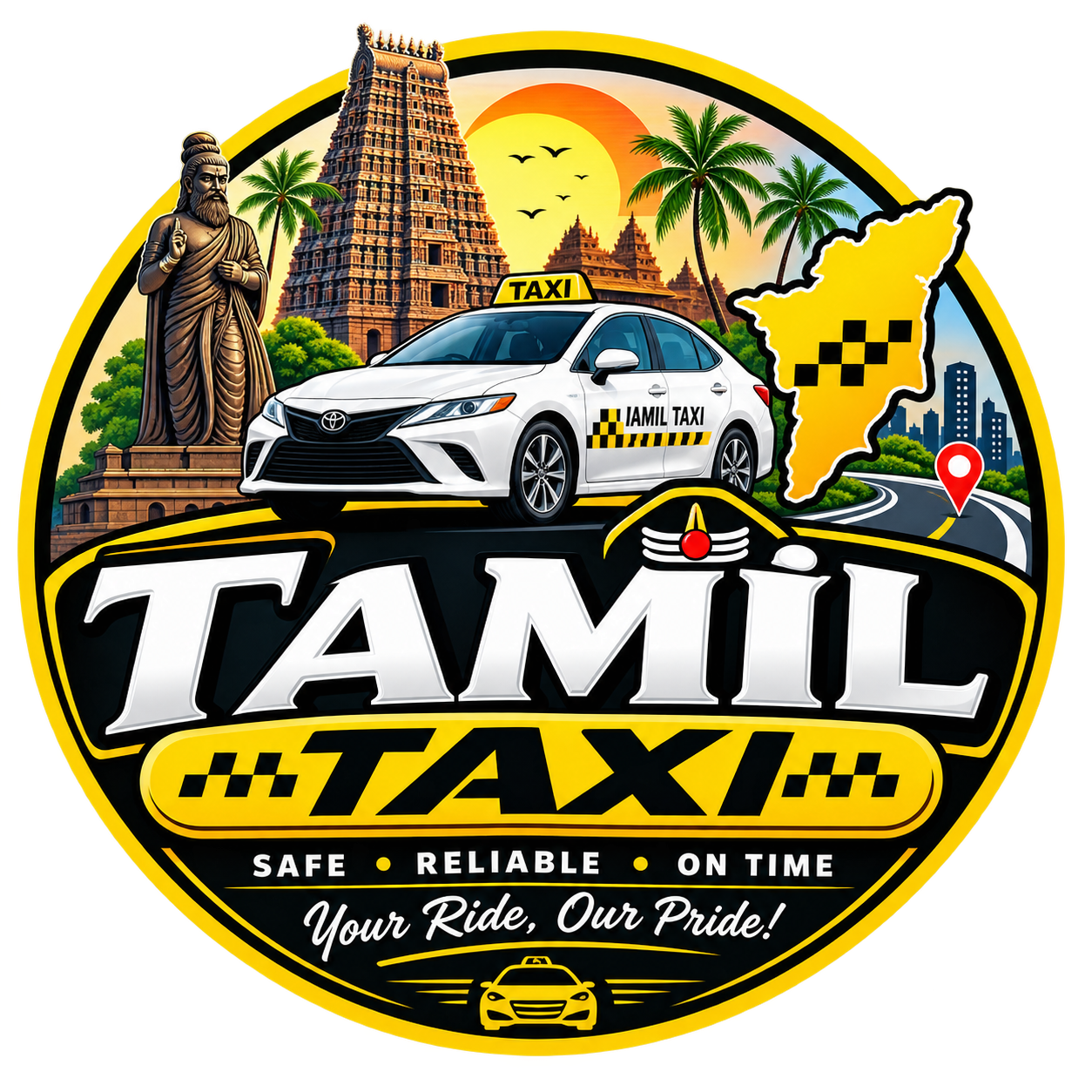 Tamil Taxi Logo